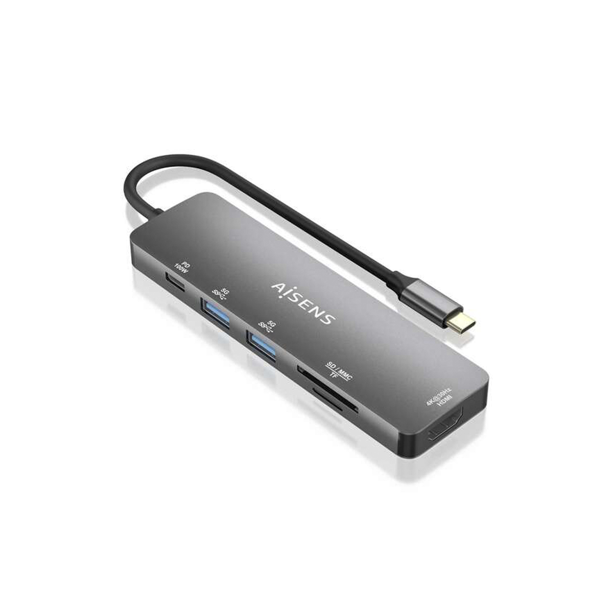 AISENS USB-C DOCK 6 EN 1