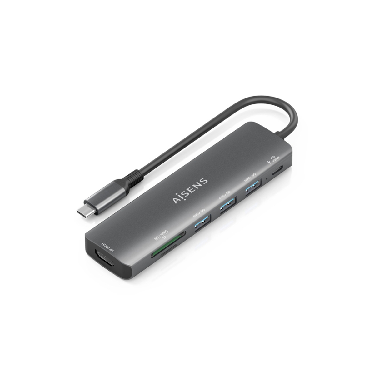 AISENS USB-C DOCK 7 EN 1