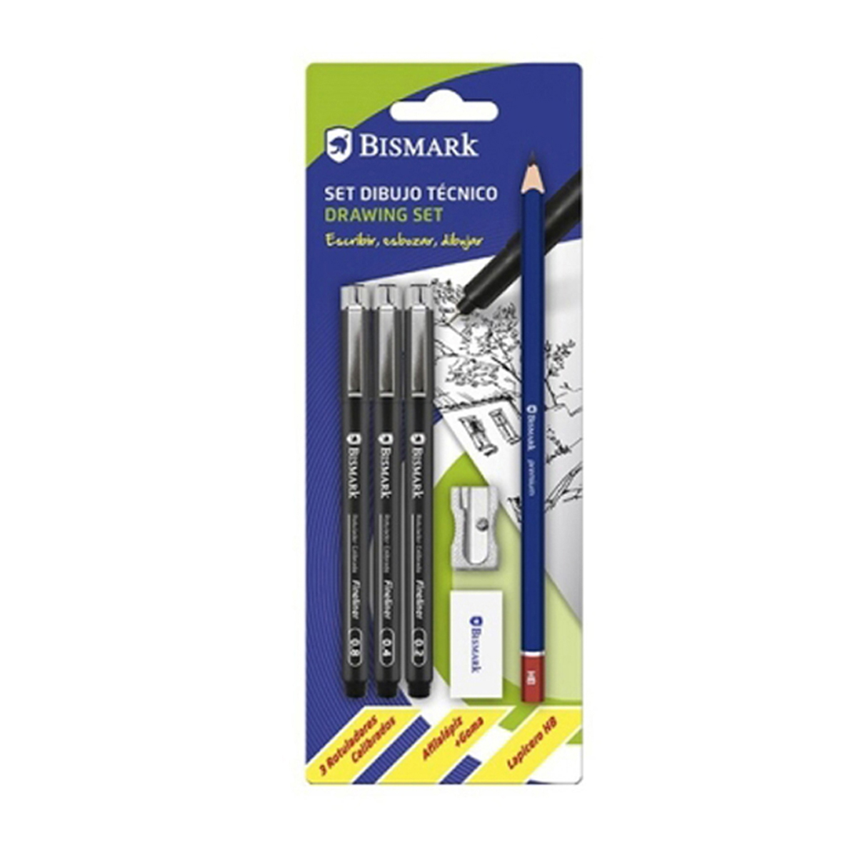 BISMARK SET DIBUJO ESCOLAR