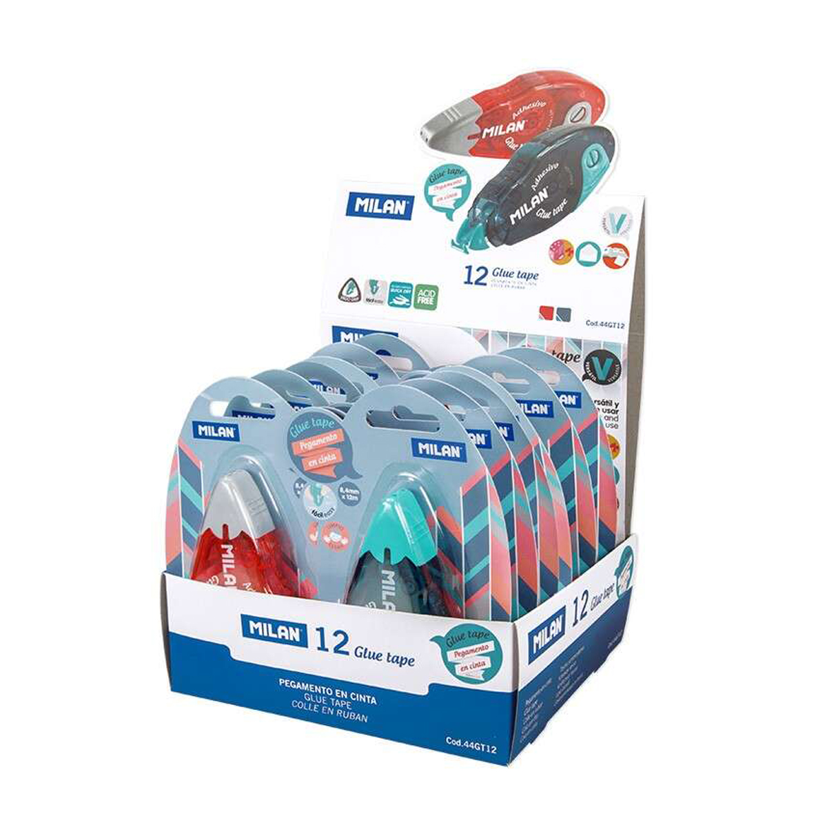 MILAN EXPOSITOR 12 PEGAMENTOS