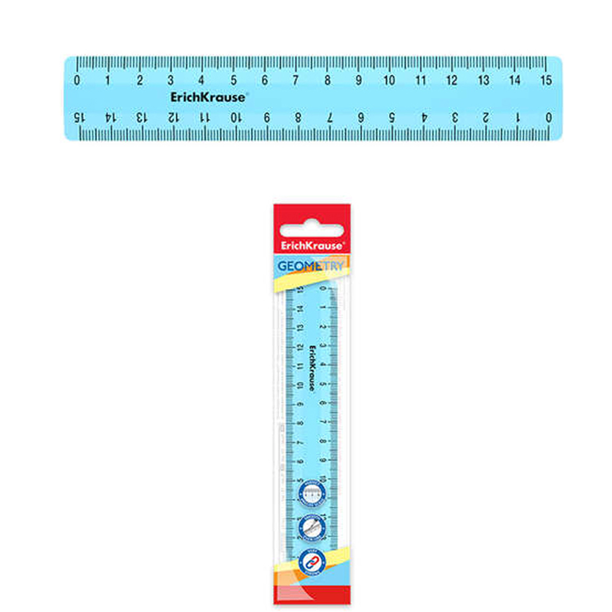 ERICHKRAUSE REGLA 15CM AZUL