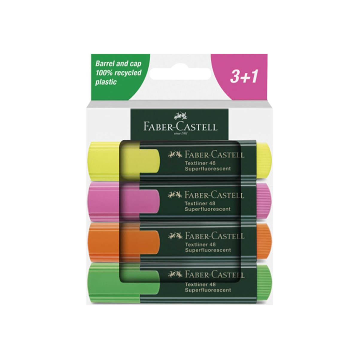 FABER MARCADOR 1.2-5MM SURT 4U