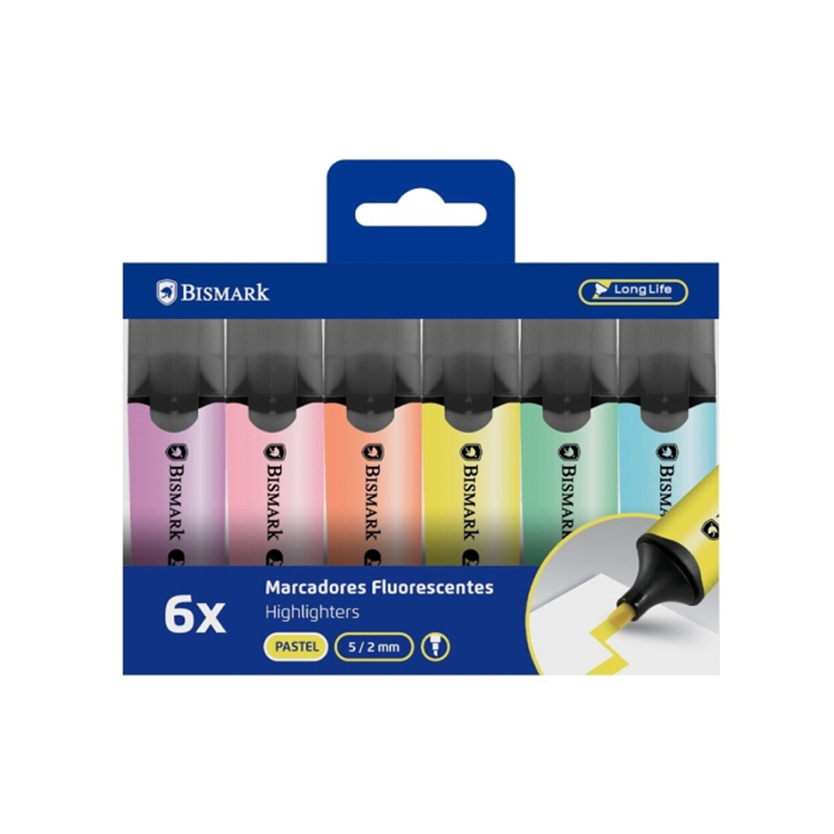 BISMARK MARCADOR 2-5MM PAST 6U