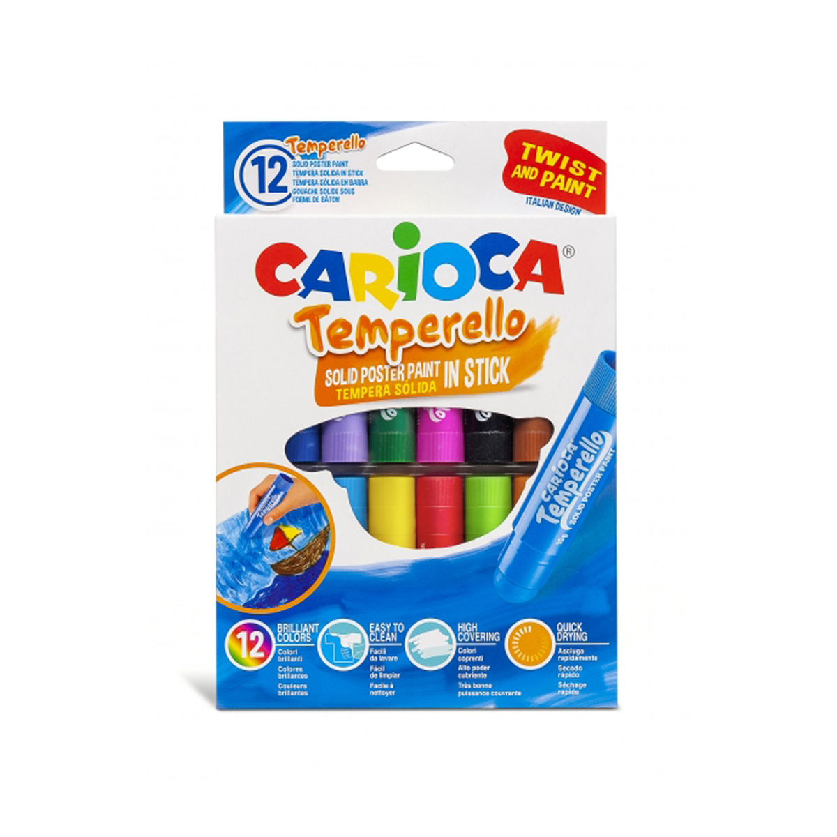 CARIOCA TEMPERA SOLIDA 12U